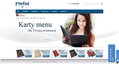 Desktop Screenshot of mefax.pl