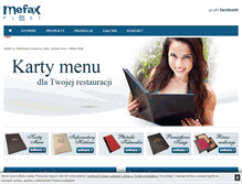 Tablet Screenshot of mefax.pl